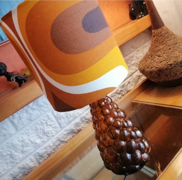 Amber Vintage Retro Lamp