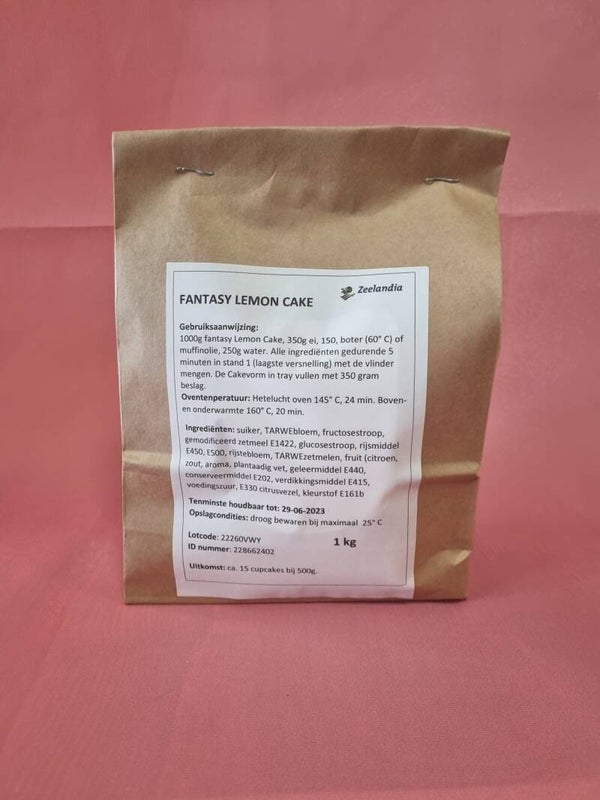Zeelandia Fantasy Lemon Cake mix 500 gram