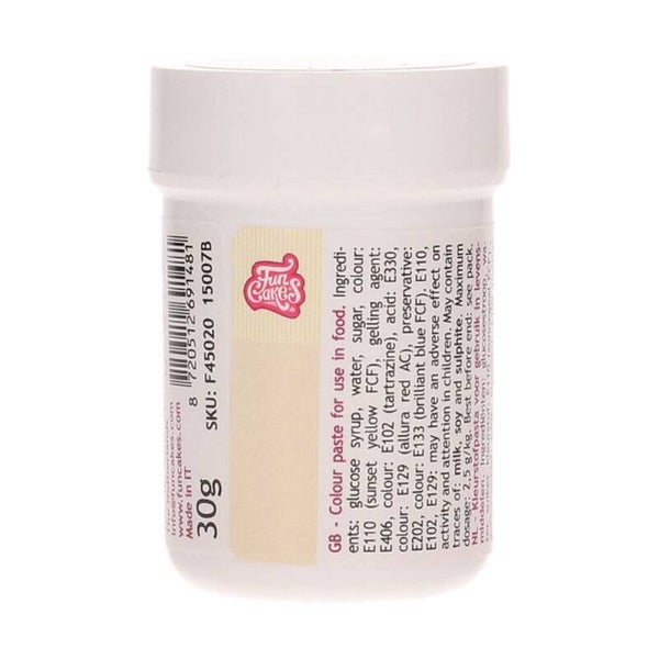 FunCakes Food Colour Paste Ivory 30 gr