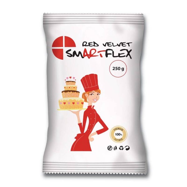 SmartFlex Fondant Rood Velvet 250 gr