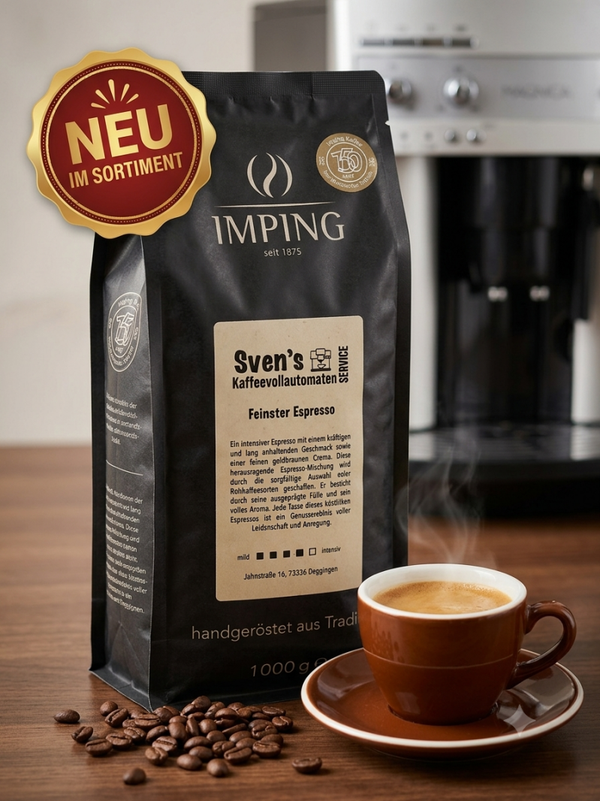 Sven's "Feinster Espresso" Der perfekte Genuss für ihren Vollautomaten 1Kg