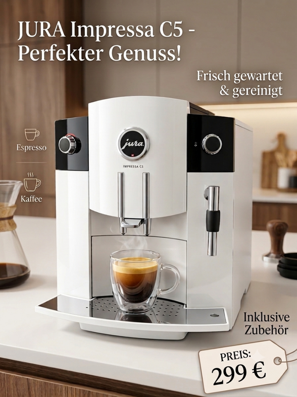 Generalüberholter Jura C5 Kaffeevollautomat