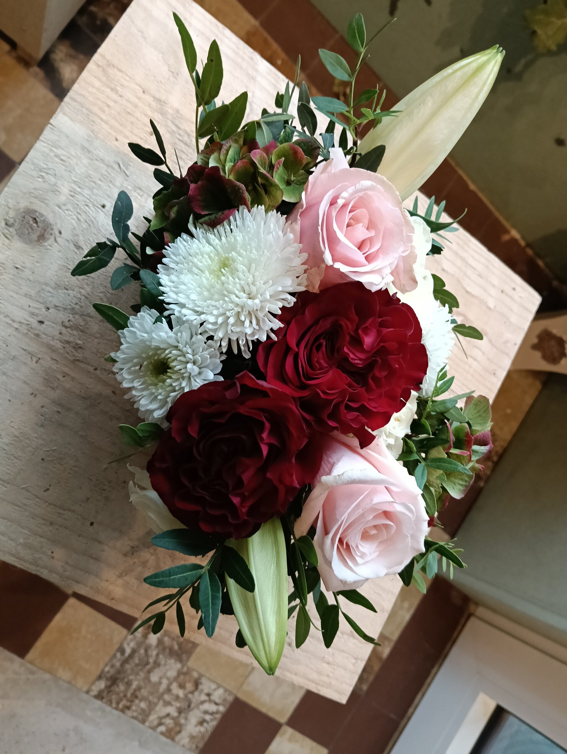 Allerheiligen bloemstuk verse bloemen 1