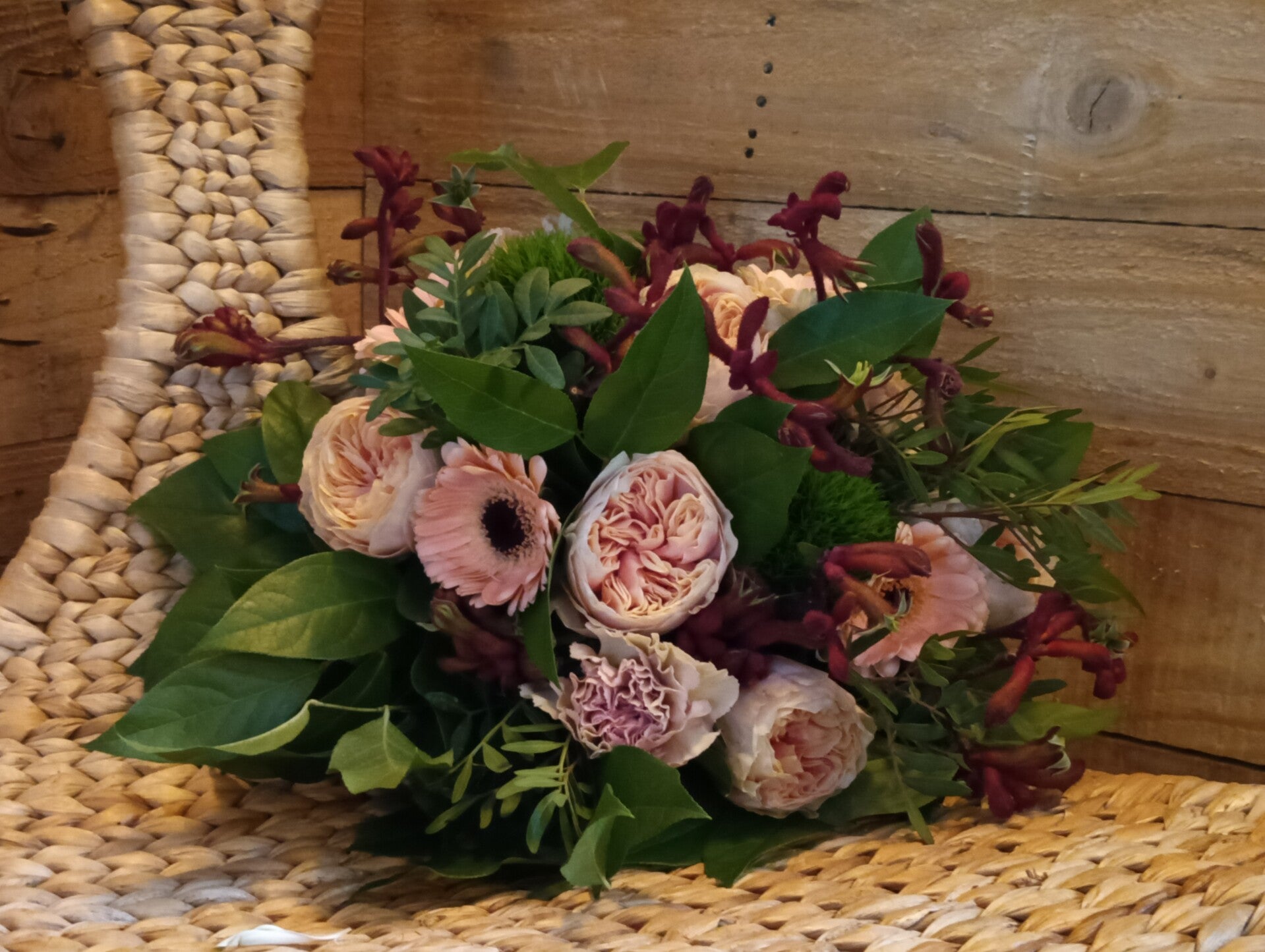 Roze Getint Gemengd Boeket