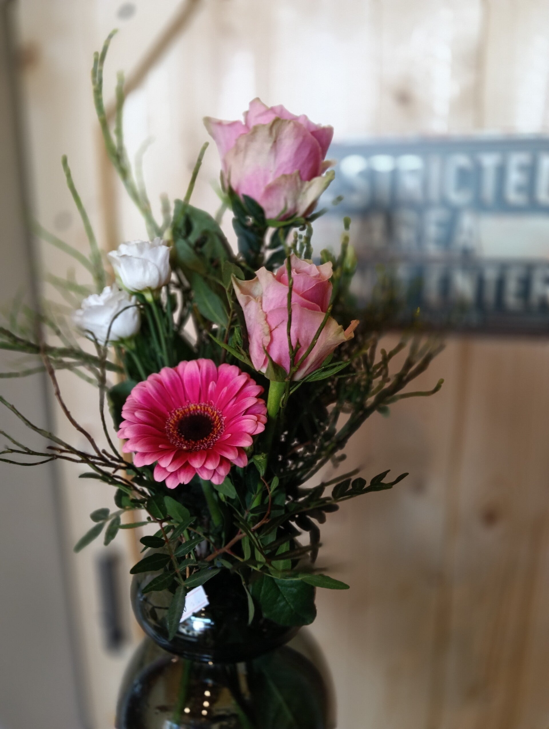 Vaas met bloemen