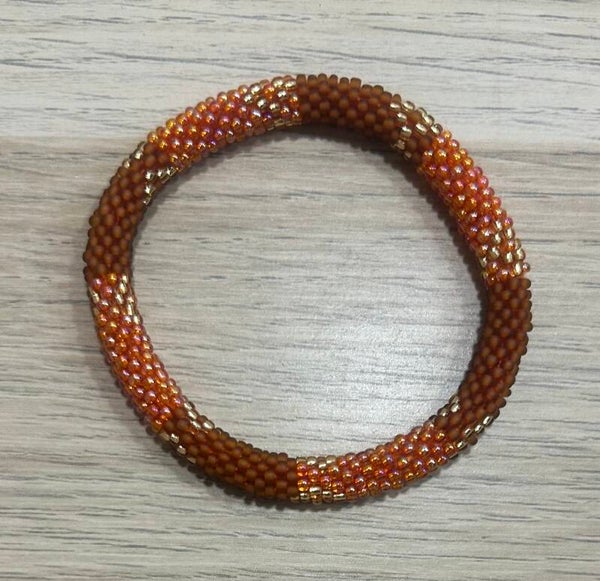 Bracelet Népalais 24 Marron