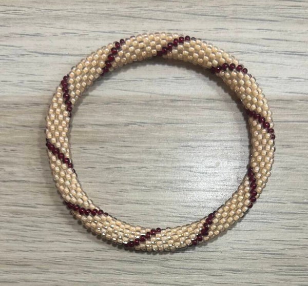 Bracelet Népalais 26 Beige