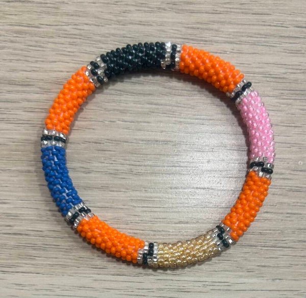 Bracelet Népalais 27 Orange