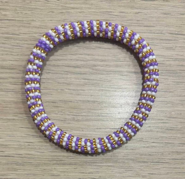 Bracelet Népalais 30 Violet