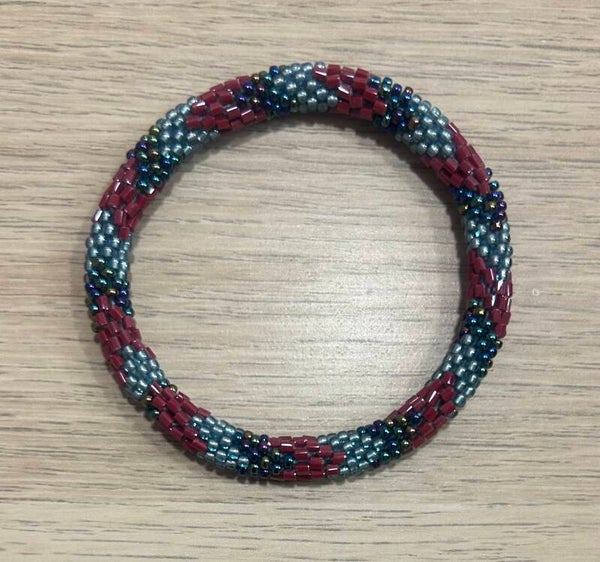 Bracelet Népalais 31 Bleu