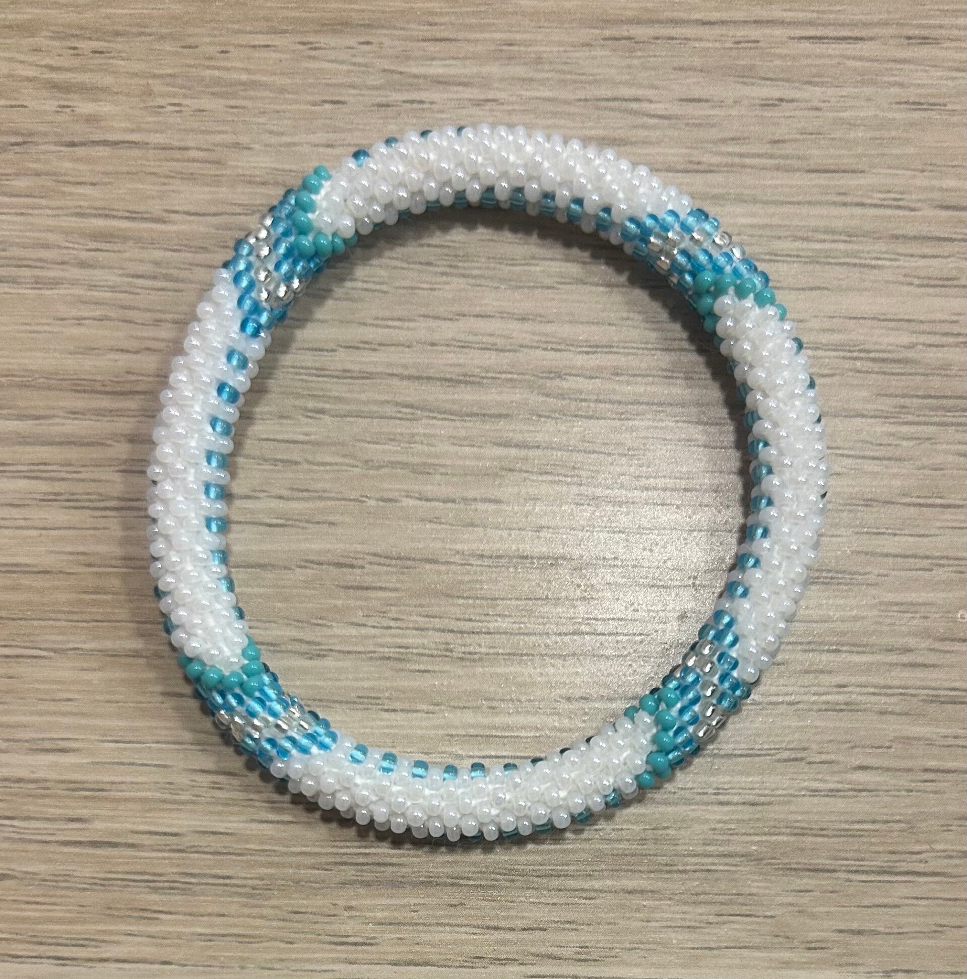 Bracelet Népalais 32 Blanc