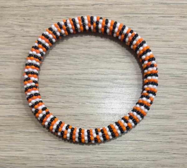 Bracelet Népalais 48 Orange