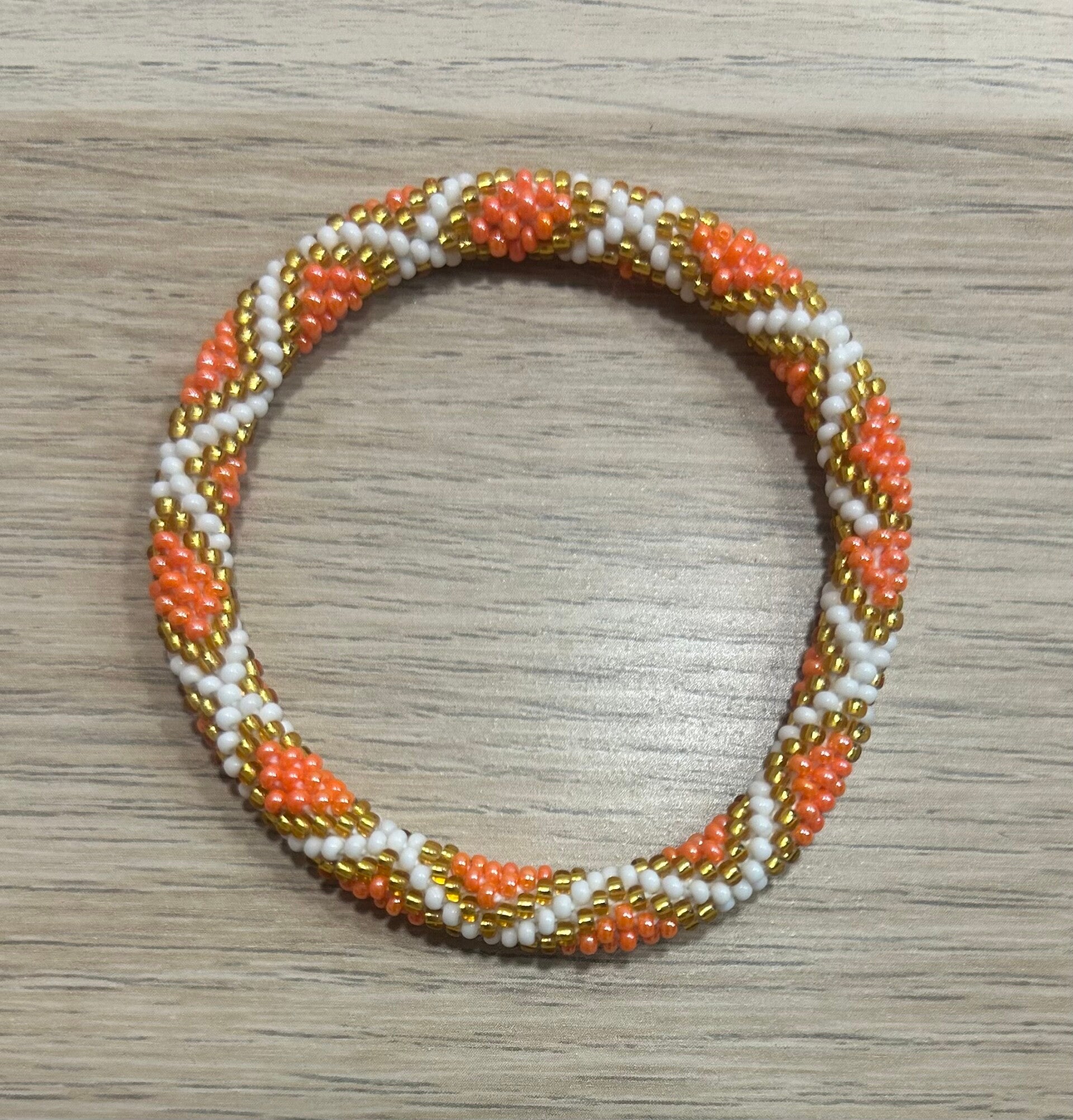 Bracelet Népalais 50 Orange