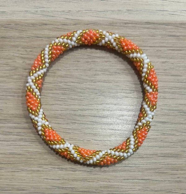 Bracelet Népalais 50 Orange