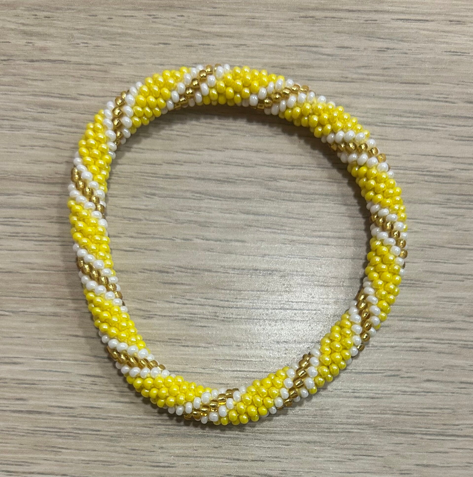 Bracelet Népalais 54 Jaune