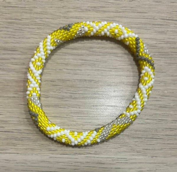 Bracelet Népalais 55 Jaune