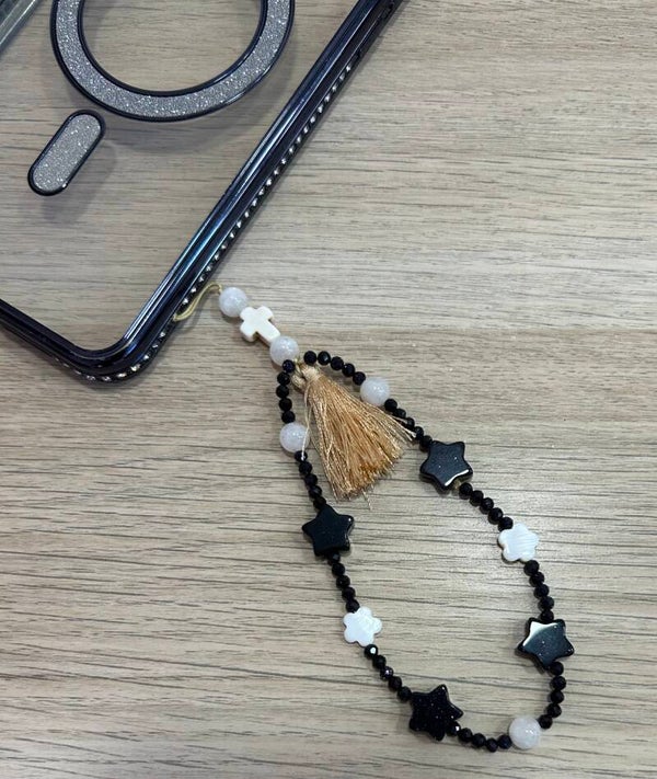 Chaîne bijoux de téléphone Bleue nuit