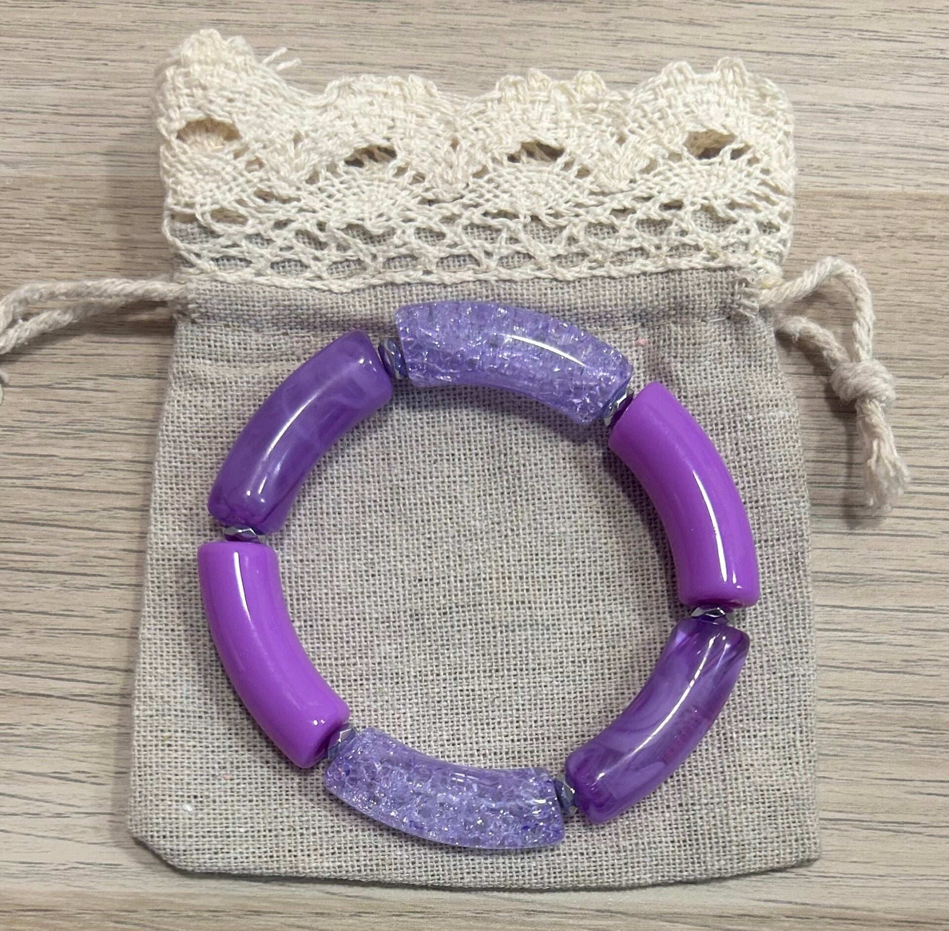Bracelet big violet 4