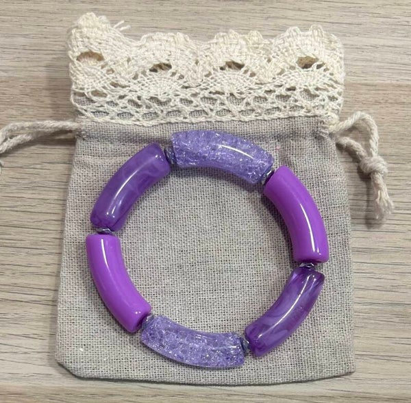 Bracelet big violet 4