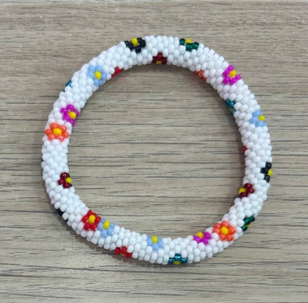 Bracelet Népalais 58 fleurs