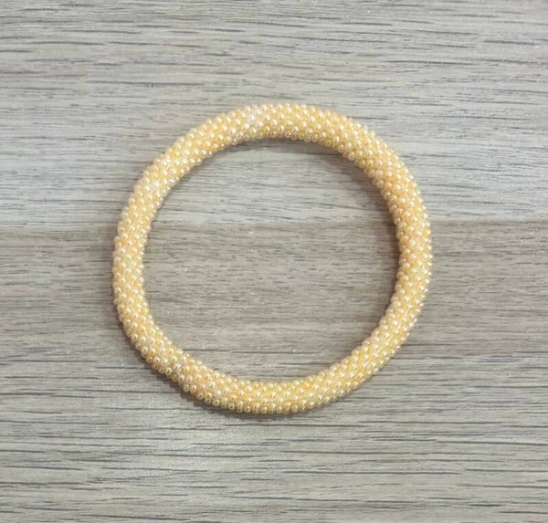 Bracelet Népalais 84 beige uni