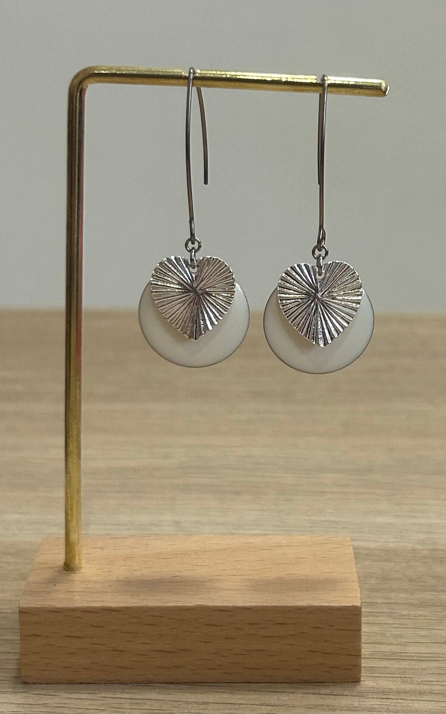 Boucles d'oreilles coeur 38