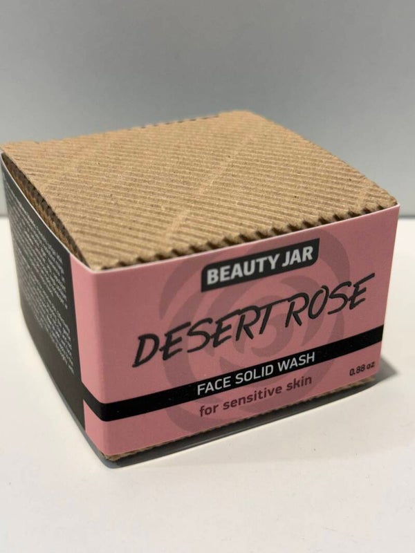 Beauty Jar - Desert Rose - Solid Face Wash - for sensitive skin
