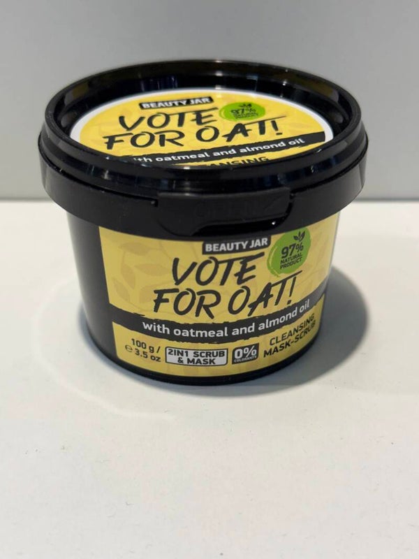 Beauty Jar - Vote for Oat - Cleansing Mask Scrub