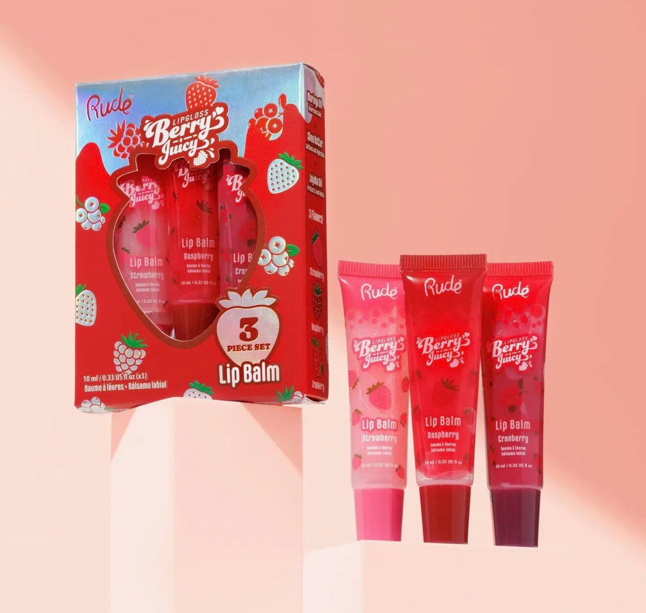 Rude Cosmetics - Berry Juicy Lip Trio