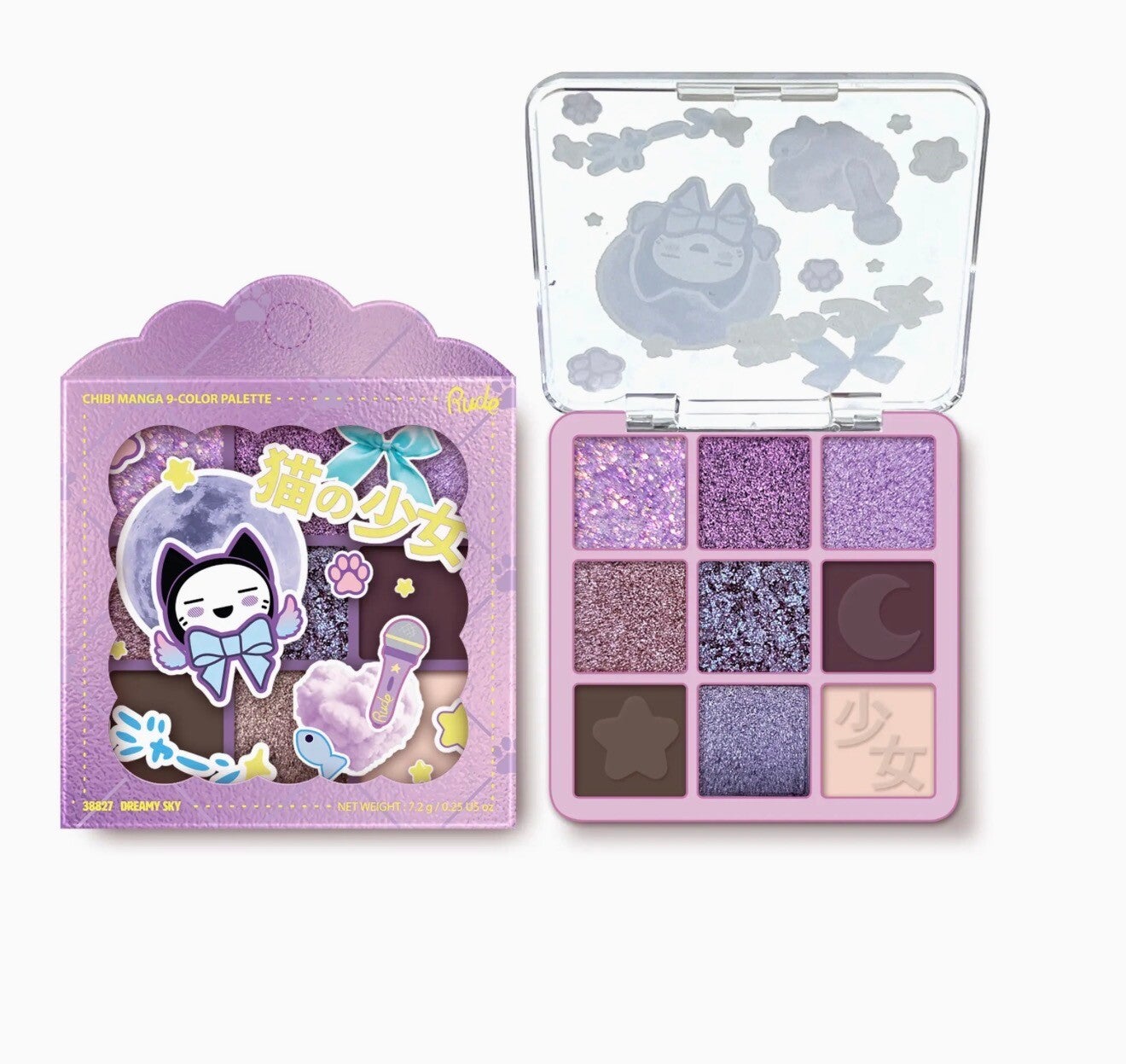 Rude Cosmetics - Chibi Manga - Oogschaduw palette