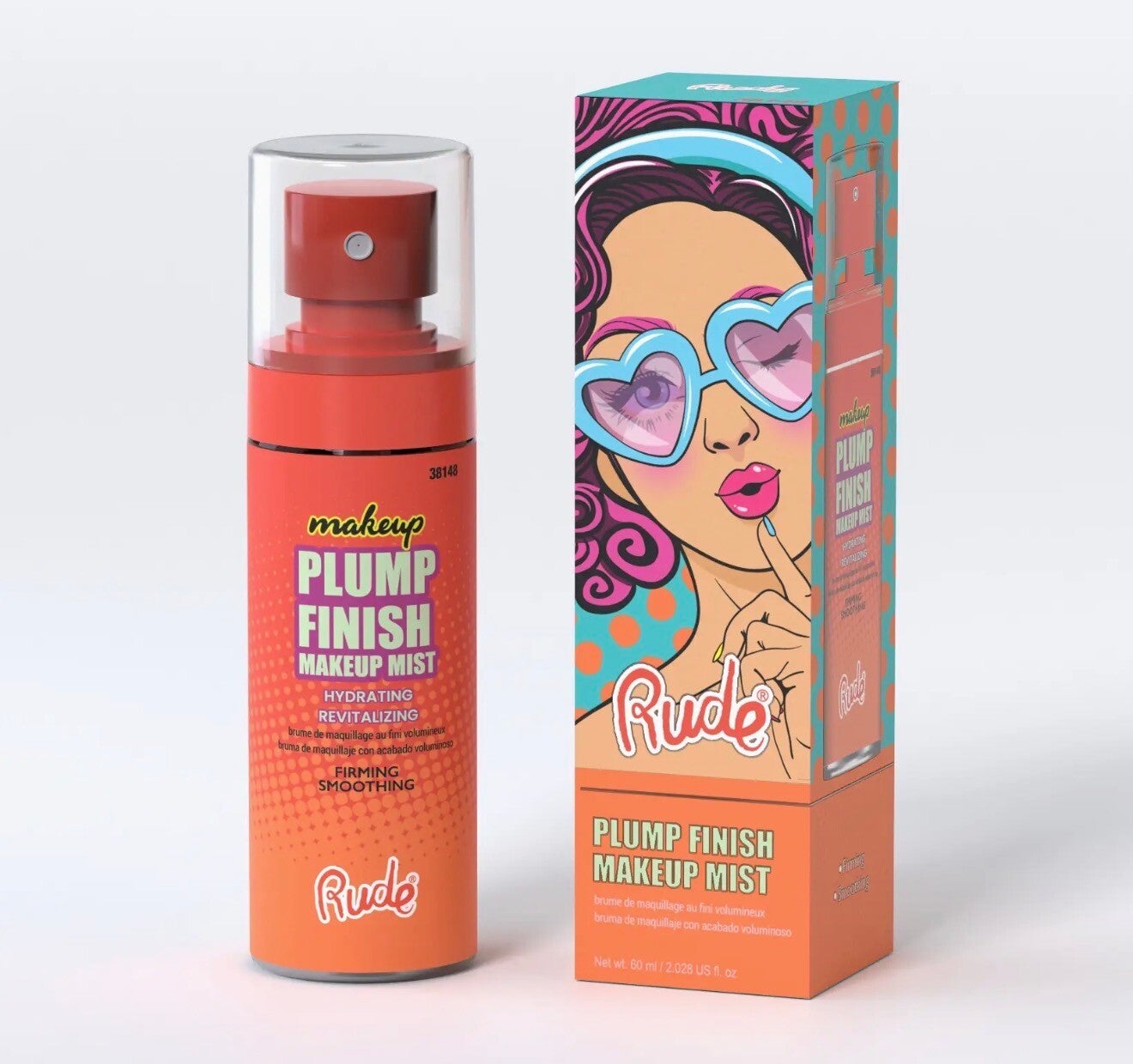 Rude Cosmetics - Plump Finish - Primer & Setting spray