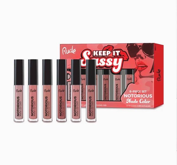 Rude Cosmetics - Keep It Sassy - Nude Lip Set