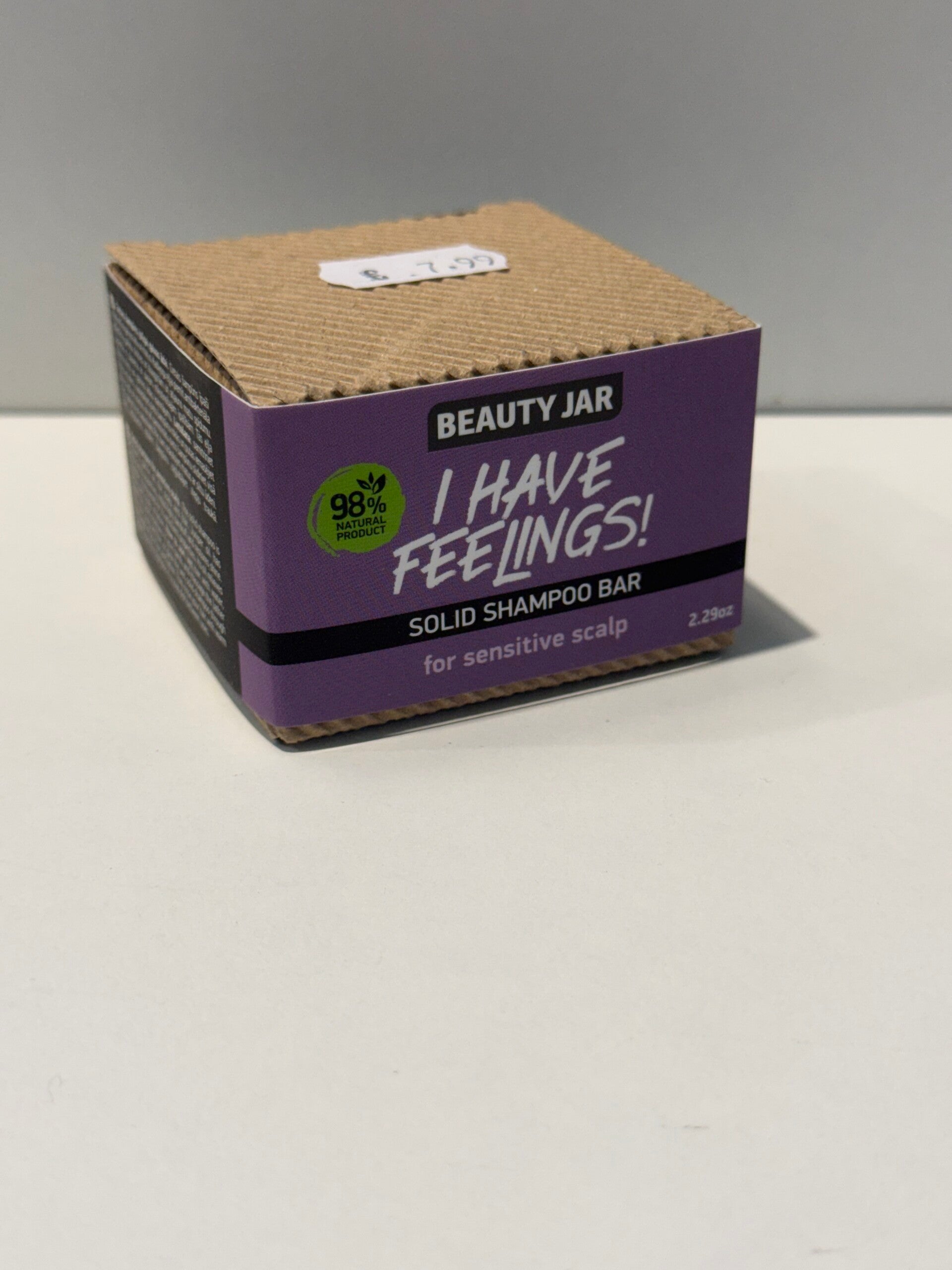 Beauty Jar - I have Feelings - Solid Shampoo Bar - Sensitive Scalp