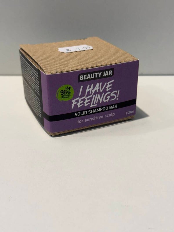 Beauty Jar - I have Feelings - Solid Shampoo Bar - Sensitive Scalp
