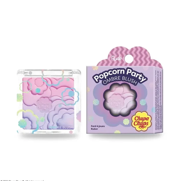 Rude Cosmetics - Chupa Chups - Popcorn party ombre blush