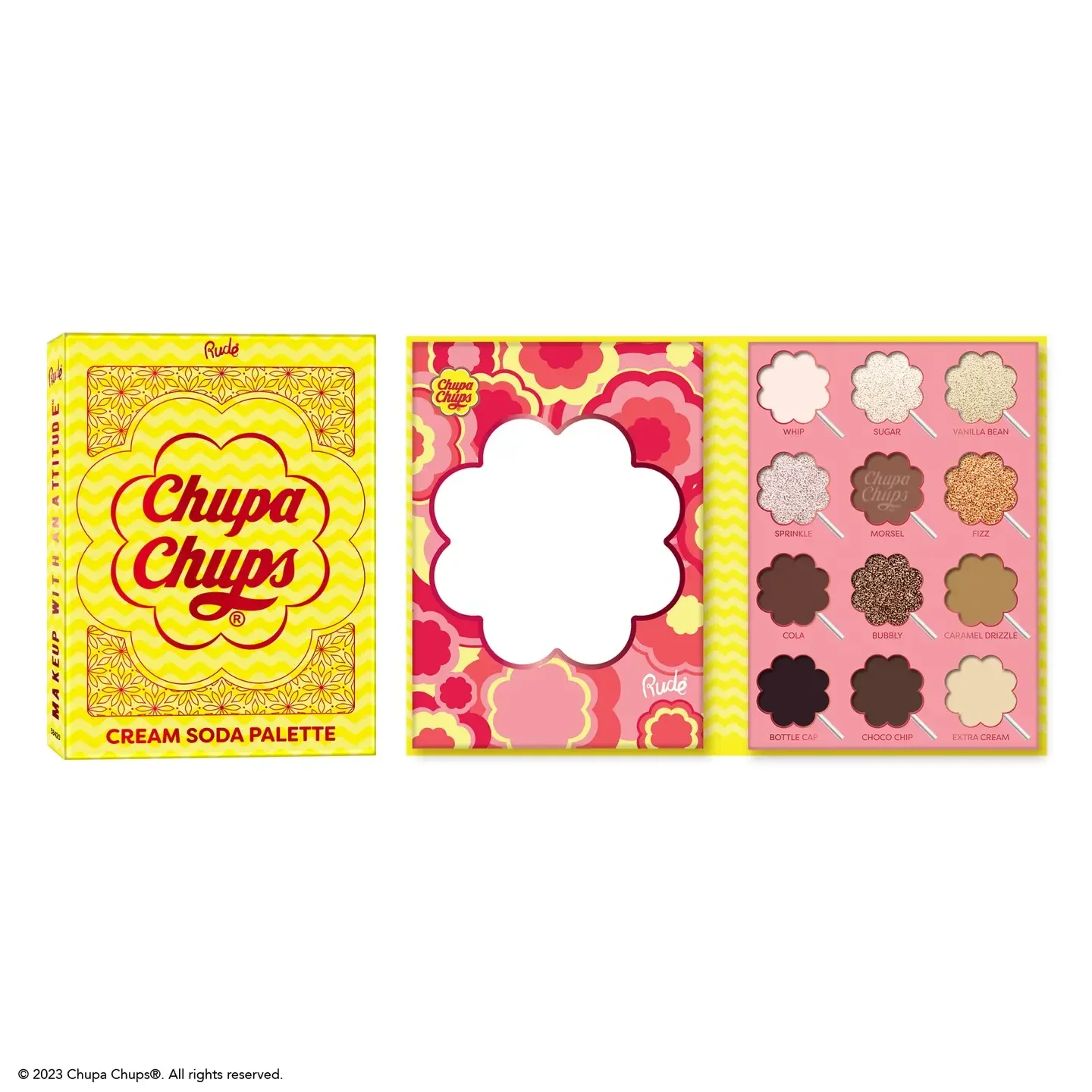 Rude Cosmetics - Chupa Chups - Cream Soda Eyeshadow Palette