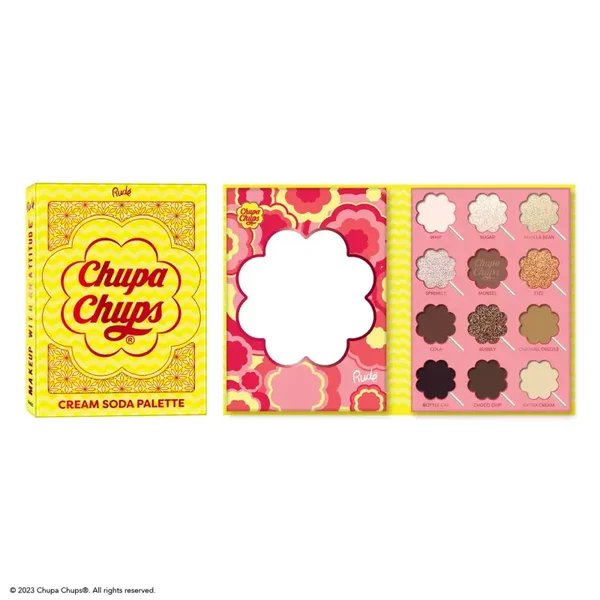 Rude Cosmetics - Chupa Chups - Cream Soda Eyeshadow Palette