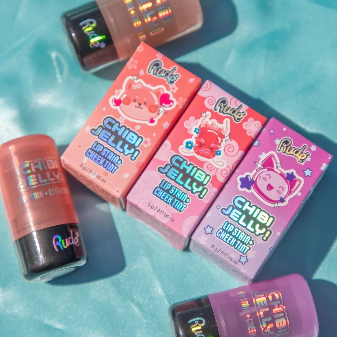 Rude Cosmetics - Chibi Jelly - Lip Stain & Cheek Tint