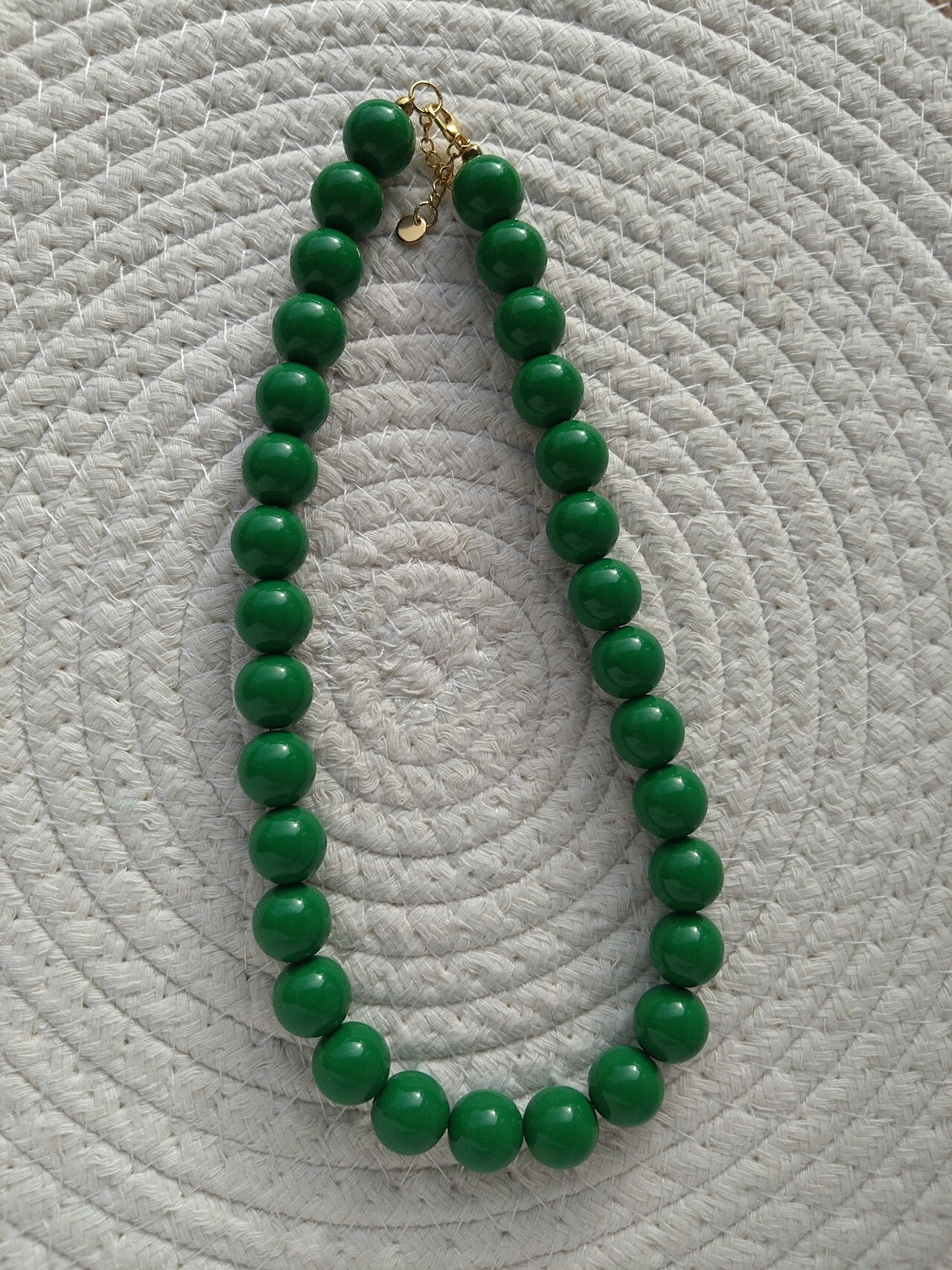 Ketting kralen groen