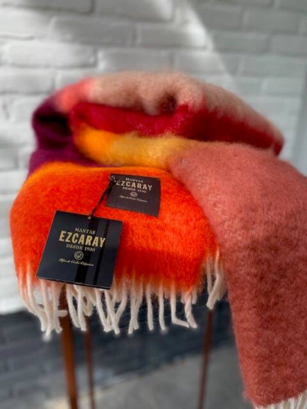 Mantas Ezcaray mohair plaid model Matisse M16 - Op bestelling!