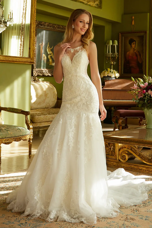 Seraphina — Romantic Lace Mermaid Wedding Dress