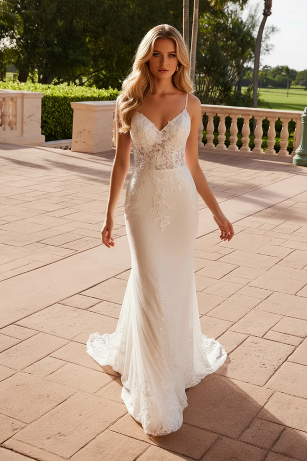 Arabella — Elegant Lace Mermaid Wedding Dress