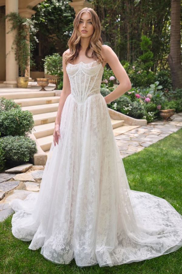 Evelina — Romantic Corset A-Line Wedding Dress
