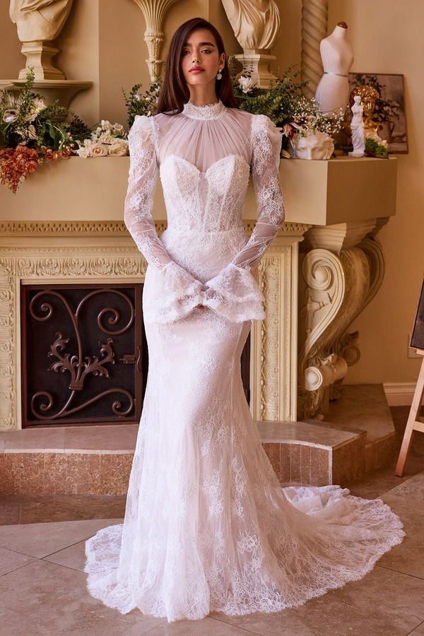 Genevieve — lace Mermaid wedding dress
