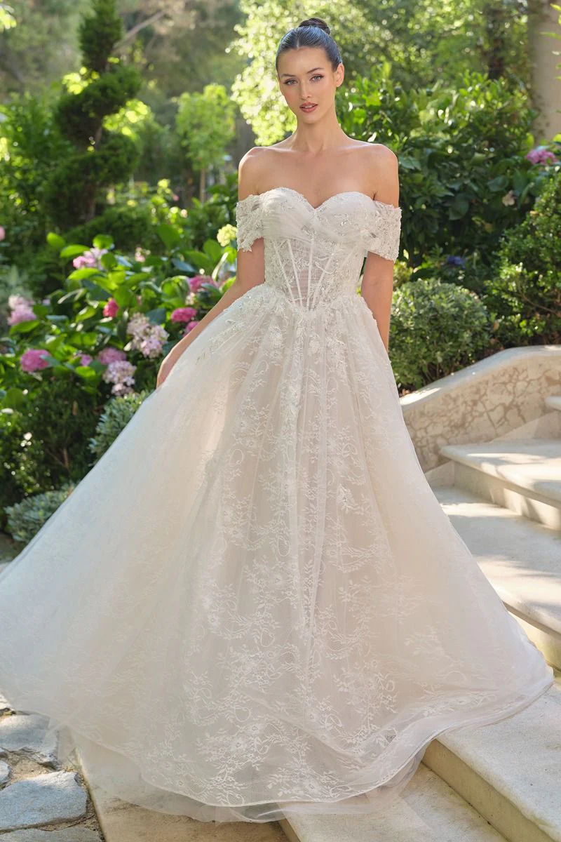 Aurora — Romantic Off-Shoulder Ball Gown