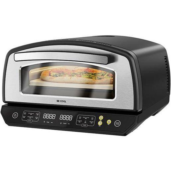 Be Cool, Multifunktions Pizza-Ofen 2000 W 33 cm Pizzastein