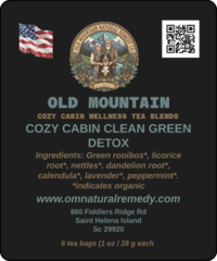 COZY CABIN CLEAN GREEN
