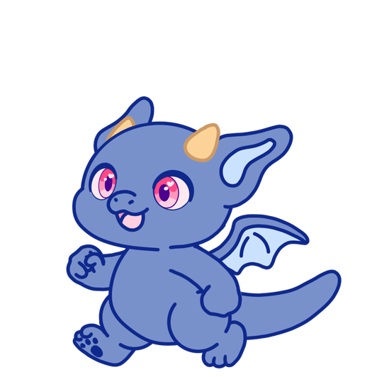 Laufender Drache