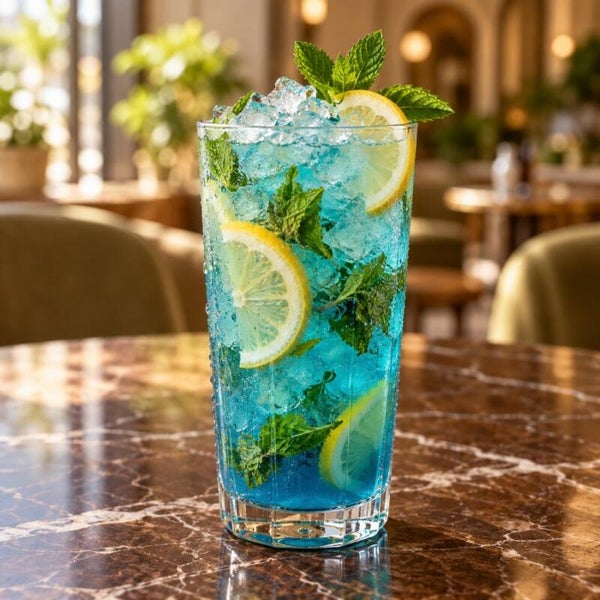 Blue Lemon Crush mojito
