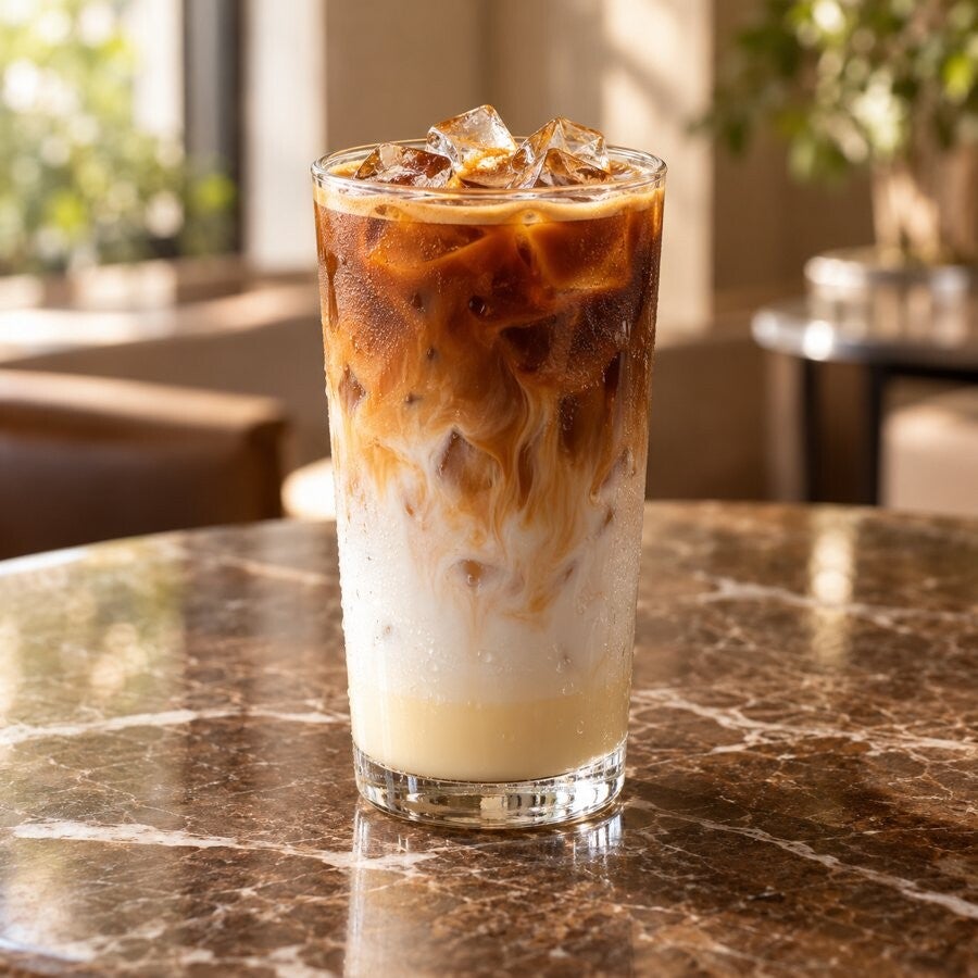 Iced Spanish latte